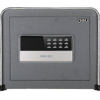 得力deli4056守护之盾电子密码保管箱 家用保险柜 小保险箱 高32cm