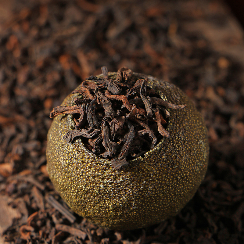 再春堂小青柑买1送1云南普洱熟茶新会小青柑普洱茶陈皮柑普茶小青柑