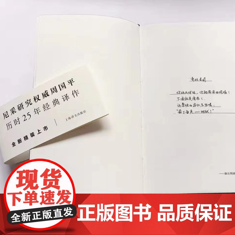 尼采诗集 精装 德 尼采 著 周国平 译 尼采诗歌全貌 诗集 外国诗歌 德国文学 抒情 哲学 上海译文出版社 正版高清大图