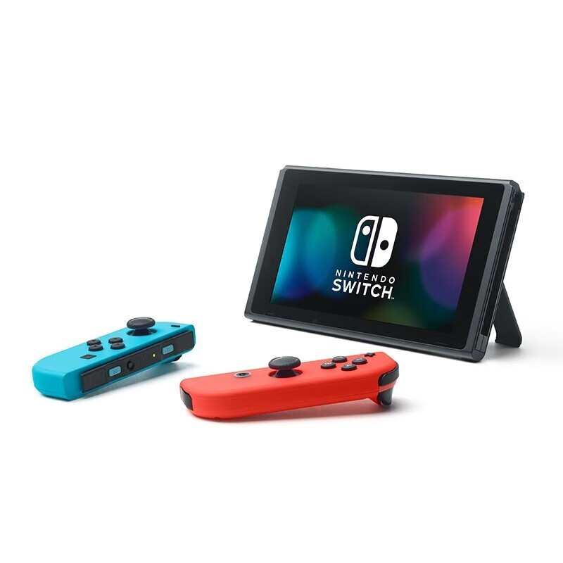 Nintendo任天堂switch游戏机ns港版续航增强版Switch红蓝主机[32G内存]