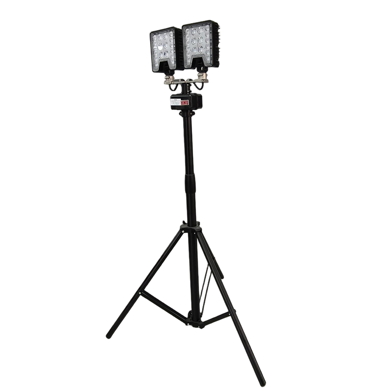 OHUIZAOMIN 便携式移动升降工作灯 OHSY6850-140W 个 黑色高清大图