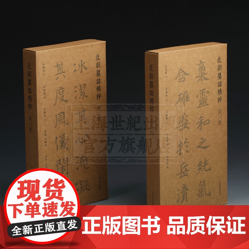 北朝墓志精粹系列全二辑 篆刻书法碑帖毛笔字临摹字帖 北朝墓志精粹第一辑/北朝墓志精粹第二辑 上海书画出版社高清大图