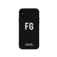 潮牌高街fog苹果12手机壳iPhoneX华为荣耀小米vivo安卓透明全包软 2黑壳 苹果12MINI