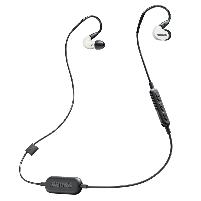 Shure/舒尔 SE215-BT1无线蓝牙音乐耳机 入耳式运动蓝牙挂耳式塞