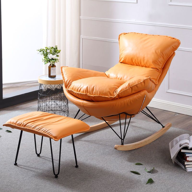 ins网红摇摇椅阳台躺椅家用懒人沙发椅子轻奢客厅休闲椅少女心卧室网