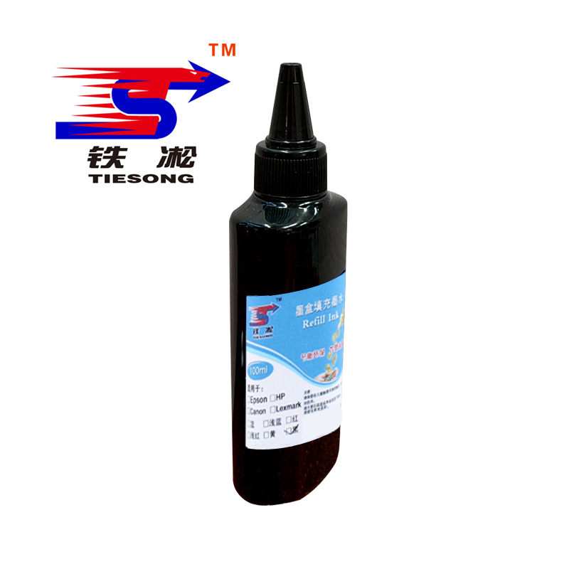 铁凇 打印机墨水 黑色100ML 瓶高清大图