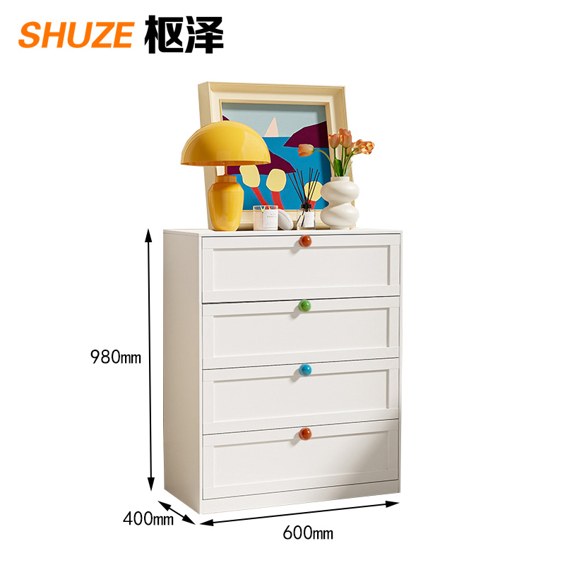 枢泽 钢制抽屉柜 四斗柜600*400*980mm 台