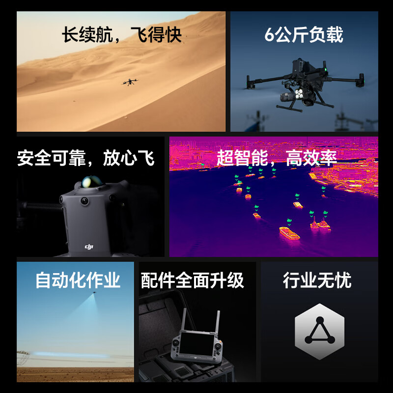 大疆DJI Matrice 400测绘无人机 M400行业旗舰套装[含电池*1+电池箱+遥控器+禅思L2+P1]提货卡高清大图