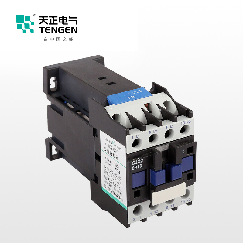 天正电气 CJX2-0910 220V 3NO 1NO 9A 50Hz 3P 02010070022 交流接触器