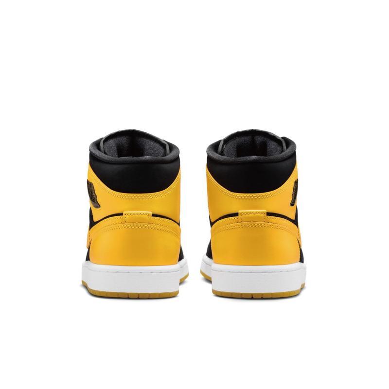 乔丹(Jordan)AJ1 mid男鞋休闲百搭潮流板鞋白色经典复古运动鞋