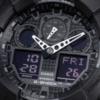 CASIO(卡西欧) G-SHOCK系列手表 多功能运动男士手表电子腕表 石英表男表 GA-100-1A1