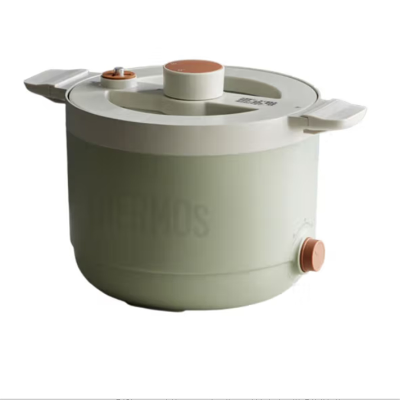 膳魔師(THERMOS)微压百膳锅EHA-4335A,3L奶绿