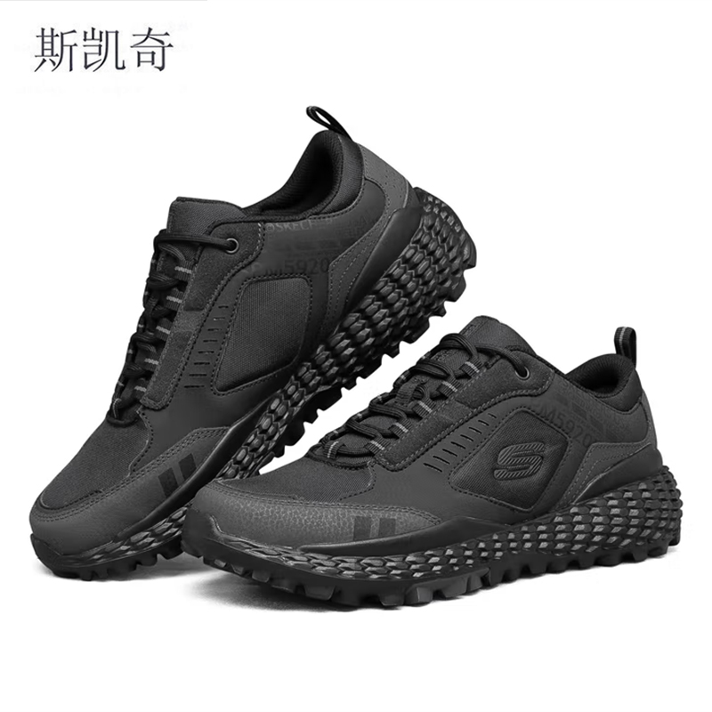 斯凯奇 男鞋时尚舒运动鞋 51715/BBK-7 双高清大图