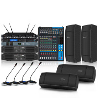 (预售15天)BOSE/博士 RMU206会议音响 2只音箱套装 视频会议系统 多媒体录音扩声音箱