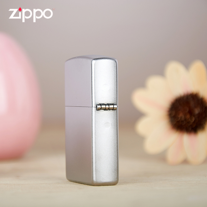 [苏宁自营]之宝Zippo打火机正版防风煤油205磨砂指纹爱心七夕节男友女友送礼