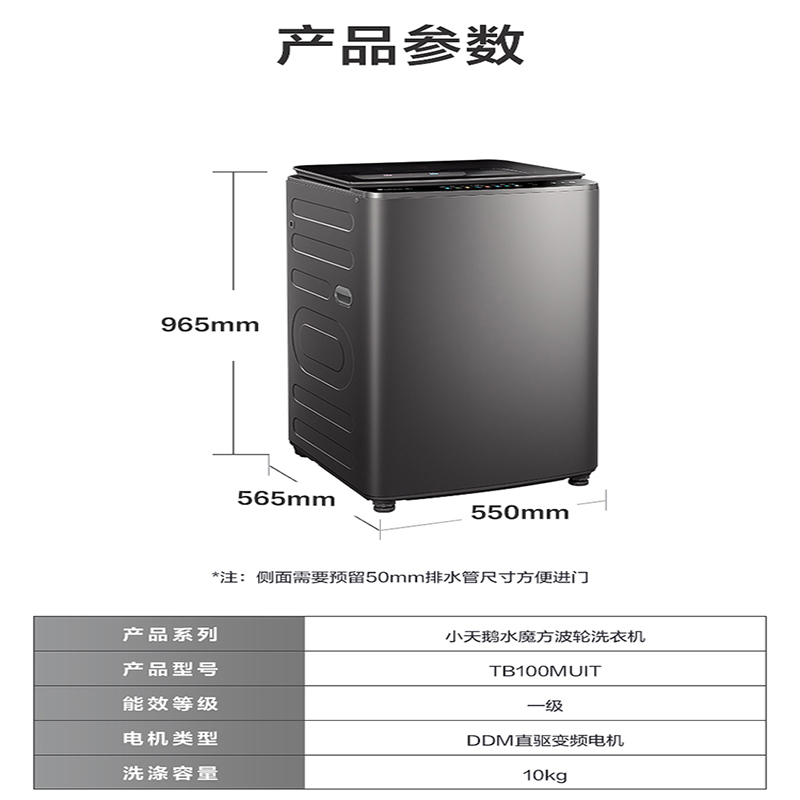 小天鹅 TB100MUIT洗衣机(H)
