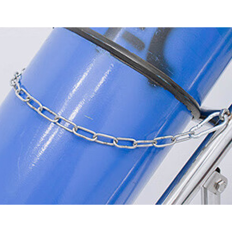 臻远ZY-C16气瓶车不锈钢手推车氧气乙炔瓶手推车 2轮单瓶不带支架304材质高清大图