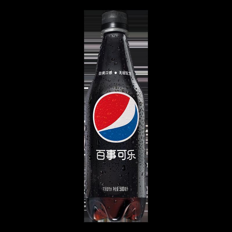 百事可乐中瓶无糖500ml12瓶