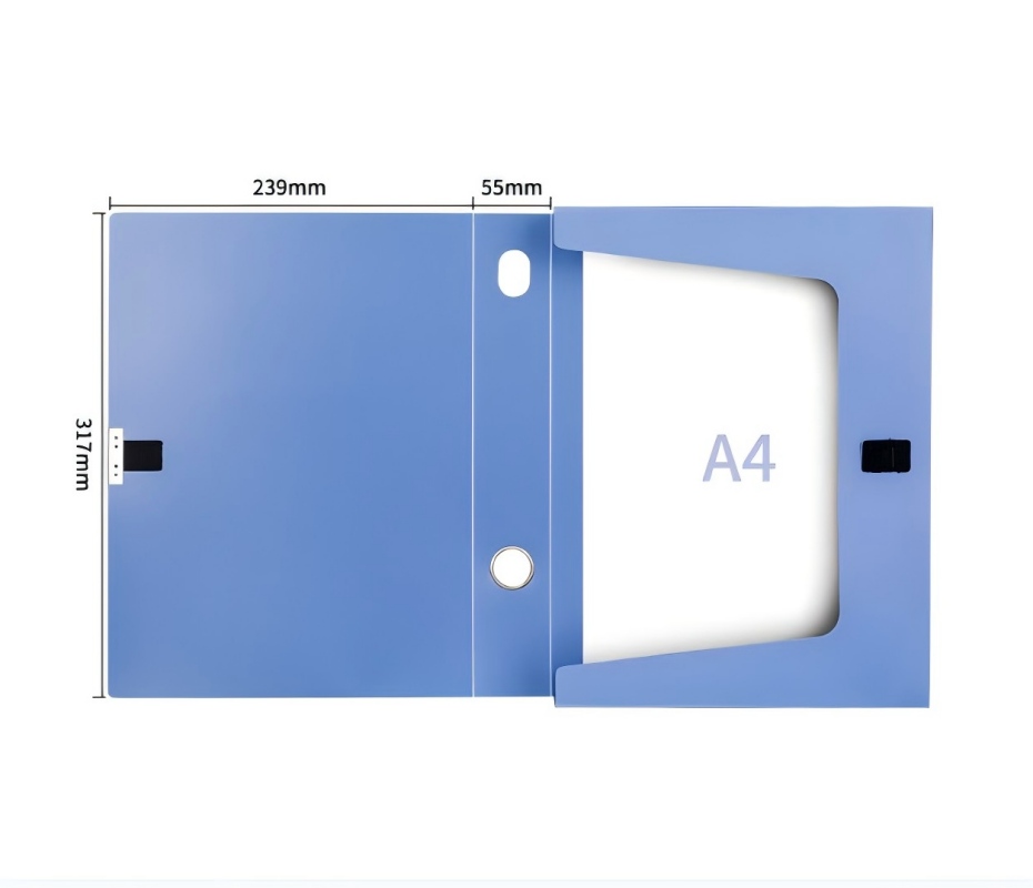 得力 deli 大容量多功能档案盒耐用防潮干湿两用文件整理居家办公好帮手高清大图