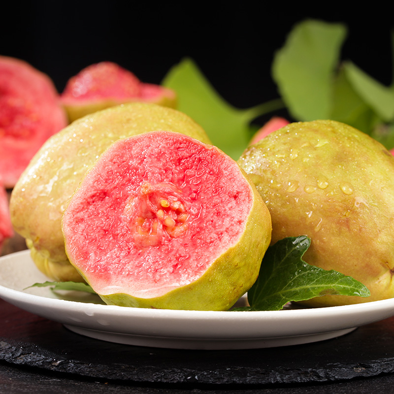 【苏鲜生】新鲜红心芭乐 番石榴 净重5斤装 新鲜水果 甘甜可口