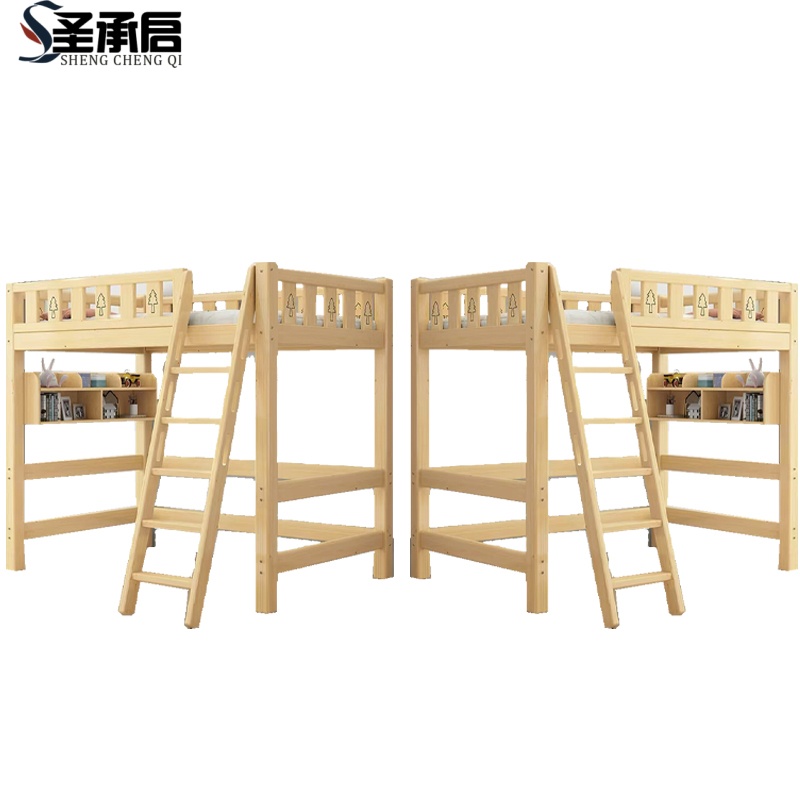 圣承启 实木床 1*2m张高清大图