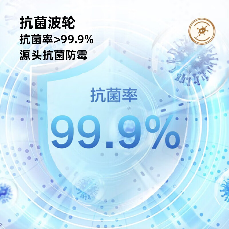 统帅(Leader)海尔出品 7.2公斤 全自动波轮洗衣机 1级能效 除螨 超微净魔方政府补贴 XQBL72-M20D0高清大图
