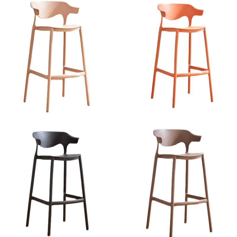 豫龙都吧台椅塑料把高清大图