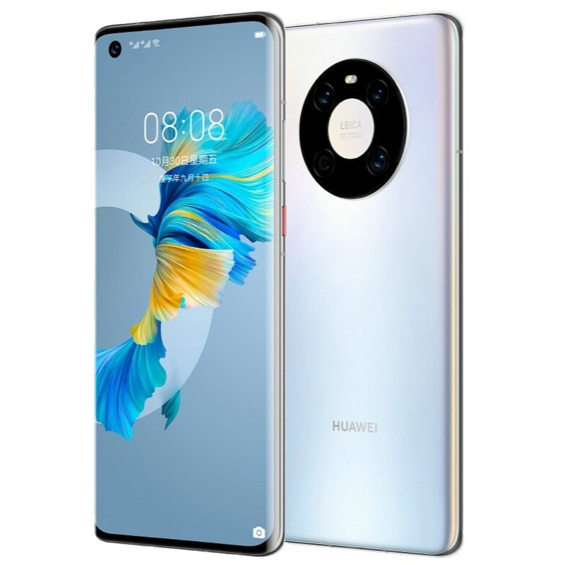 [二手9成新]华为Mate40 5G 秘银色 8G+128G全网通安卓手机6.5英寸屏麒麟9000E电信移动联通5G手机高清大图