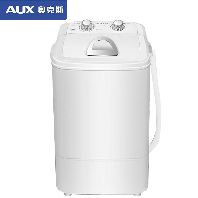 奥克斯(AUX) XPB42-108 半自动单桶迷你 非全自动洗衣机 透明白高清大图