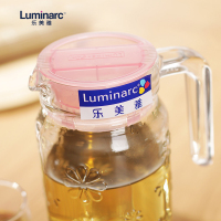 乐美雅(Luminarc)水具套装玻璃杯水杯水壶 浮雕鹿特丹1.1L水具 5件套酒具壶茶壶茶杯不保温