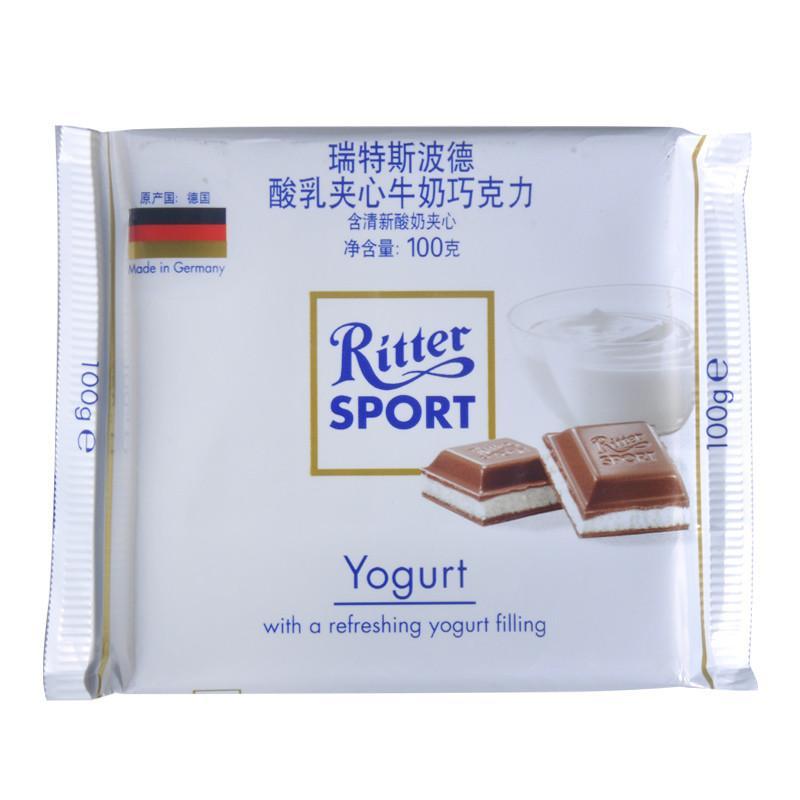瑞特斯波德酸乳夹心牛奶巧克力100g