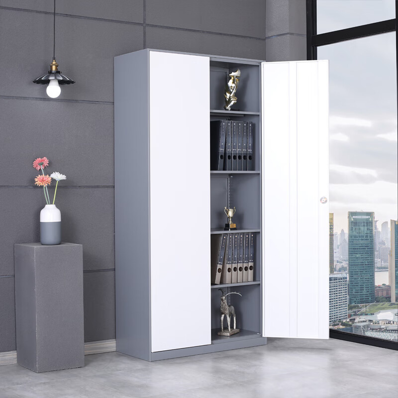 [企诺]文件柜 QNGA05A1-05GW 900×400×1850mm 钢 台