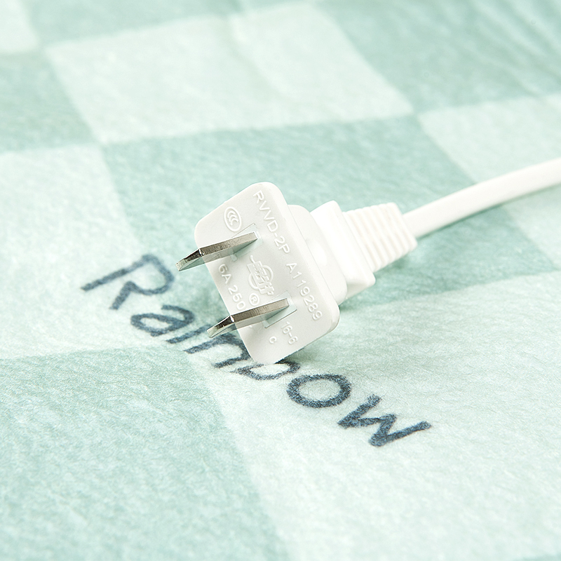 彩虹(RAINBOW)电热毯(1.8米1.5米)双人双控家用四档定温防水电褥子智能温控除湿除螨非水暖毯C1518H-44