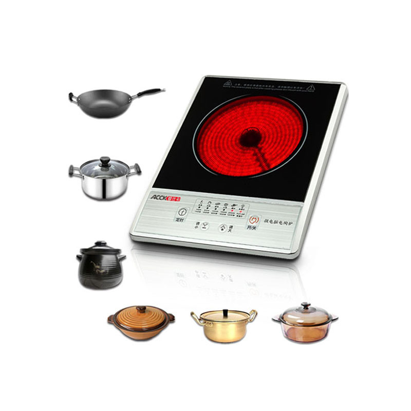 ACCK爱仕卡 AE-1100P 德国正品原装进口技术电陶炉 迷你小光波炉完美的电磁炉 家用火锅炉特价