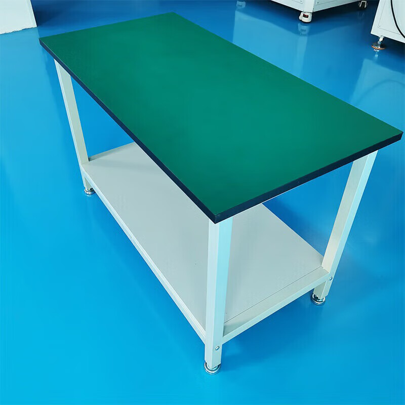 妍苒防静电工作台打包台实验室操作台维修台双层长140*宽60*高75cm高清大图