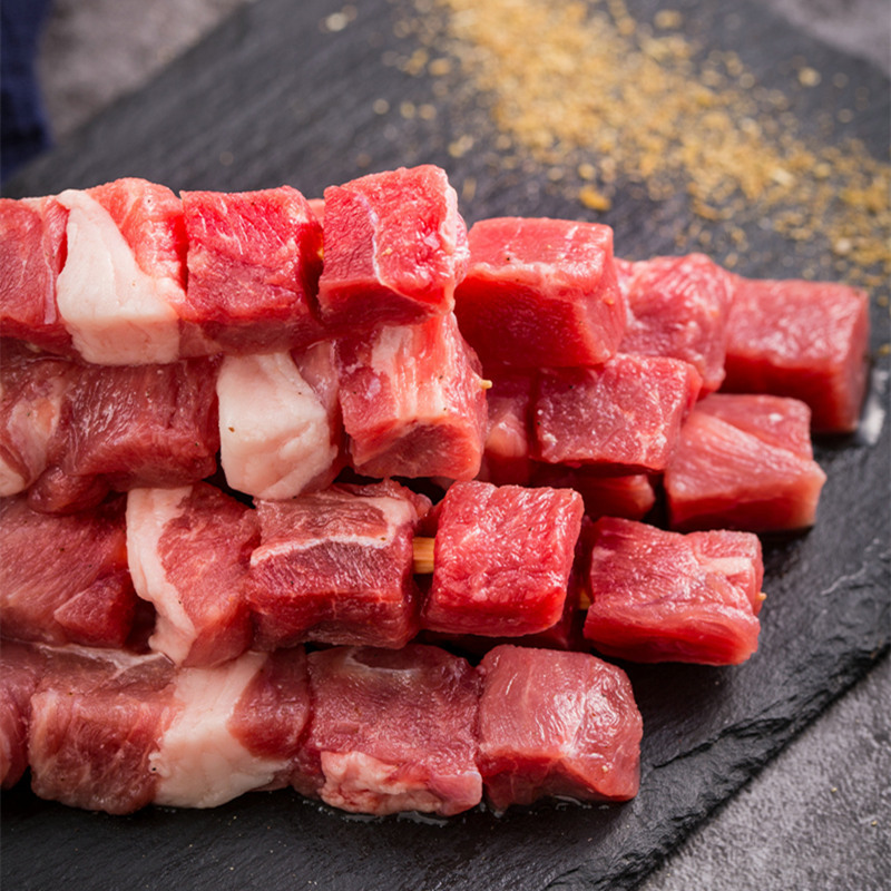 阿勒穆斯 内蒙古家庭羊肉串约170克(10串/袋) 烧烤食材内蒙古草原羊肉(预售))高清大图