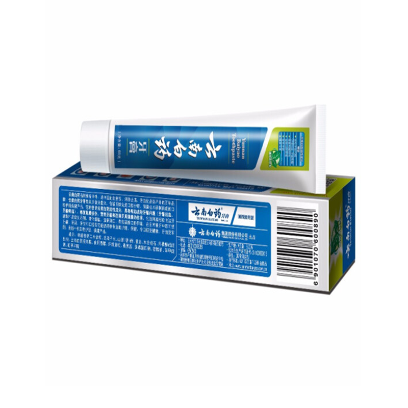 云南白药 留兰香型 薄荷香型牙膏 65g/支(1支装)(单位:件)