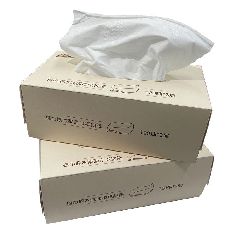 植巾 YC1000 3层120抽/盒 面巾纸抽纸 50.00 包/箱 (计价单位:箱)高清大图