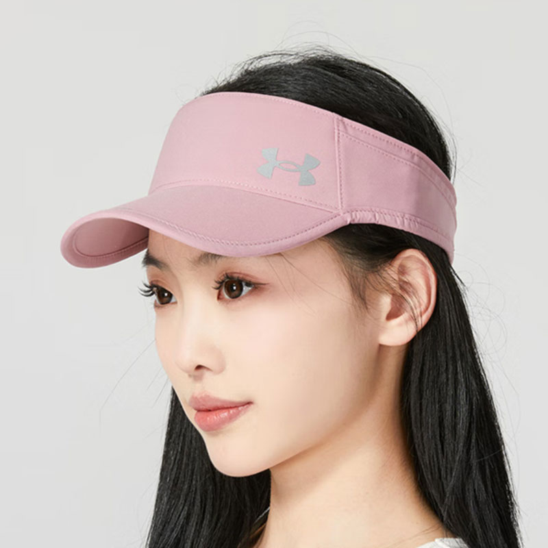 安德玛UA Launch男子新款健身训练速干跑步运动遮阳帽1361563-001 ZP OSFM 1361543-697/粉色