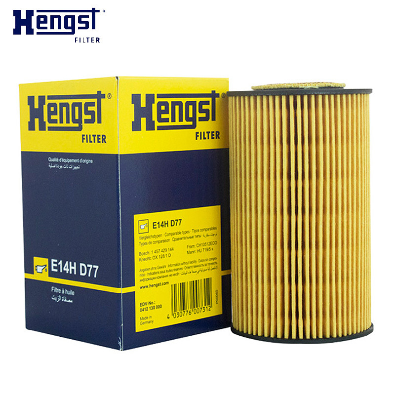 汉格斯特(hengst)机油格滤清器纸芯.原配E14H D77适用于保时捷911/Boxster/卡曼/卡宴4.5