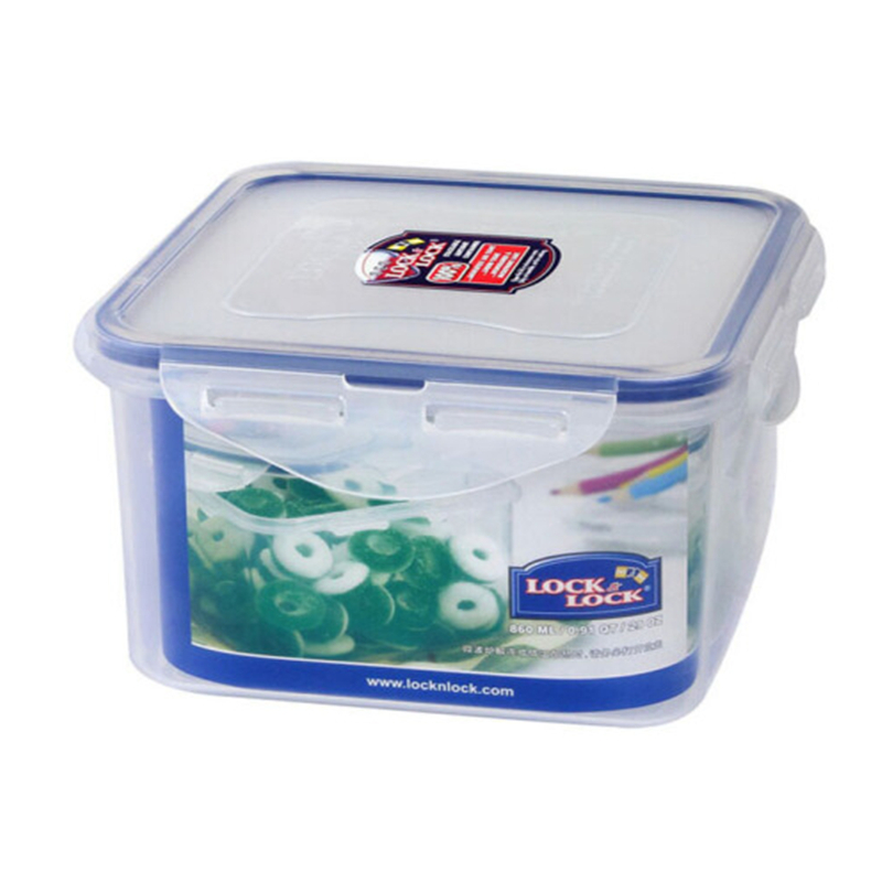 乐扣乐扣locklock塑料保鲜盒长方形hpl855860ml个