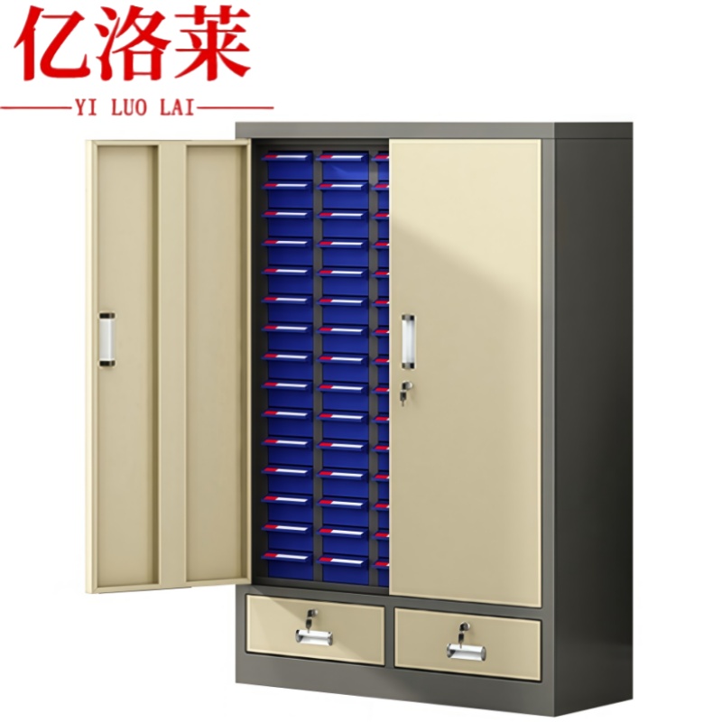 亿洛莱 带门样品柜 75抽 台高清大图