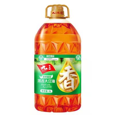 九三 浓香大豆油 5升 绿色食品 非转基因食用油 东北大豆油 新老包装随机 2022.07月