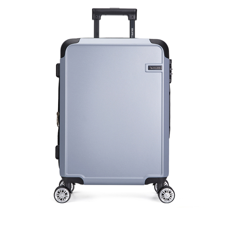 爱华仕(OIWAS) 时尚商务 磨砂箱体不易刮花 可充电抗压拉杆箱OCX6648-24 银色