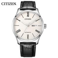 西铁城(CITIZEN)手表 自动机械表男小牛皮表带商务男表NH8350-08AB