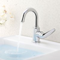 摩恩 面盆水龙头冷热高抛铜体欧式卫浴台盆洗脸盆卫生间龙头91039