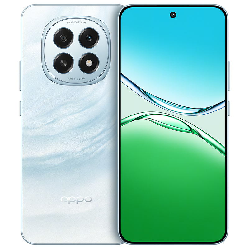 OPPO A5 云母蓝 8GB+256GB IP69满级防水 360°抗摔 6500mAh超四年耐用大电池 5G 智能手机
