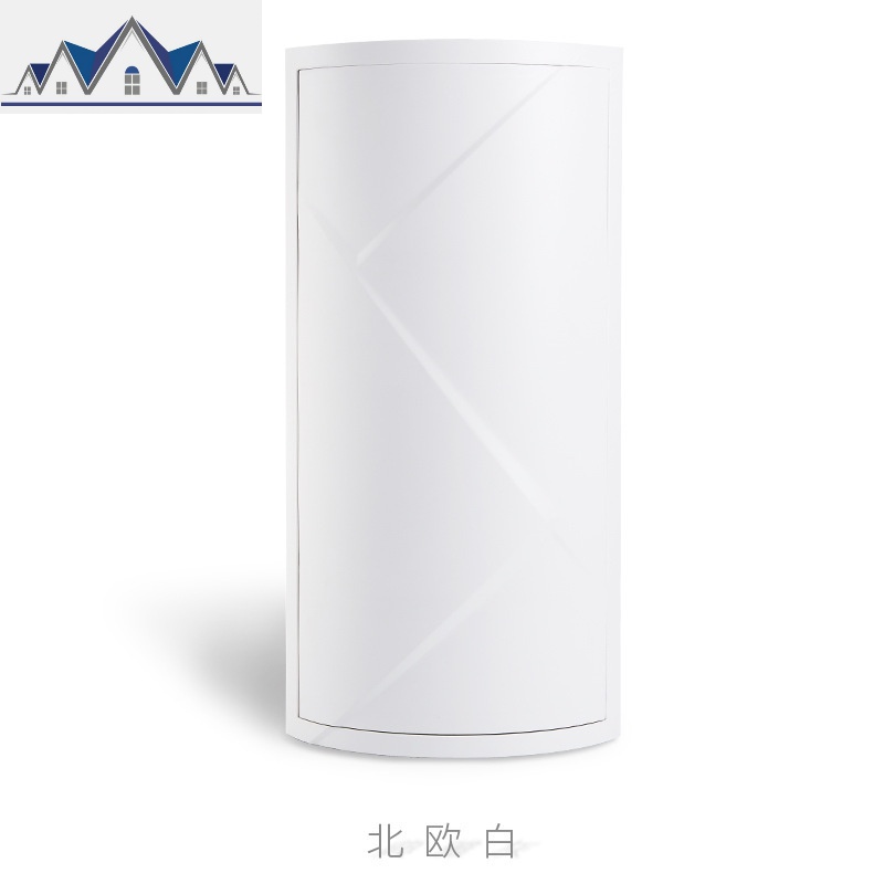 墙角收纳柜三角旋转厕所厨房壁挂转角柜置物柜浴室储物柜子卫生间 三维工匠高清大图