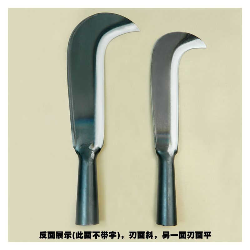 锰钢刀锻打柴刀砍树破竹刀砍柴刀开路甘蔗刀户外镰刀砍竹弯刀