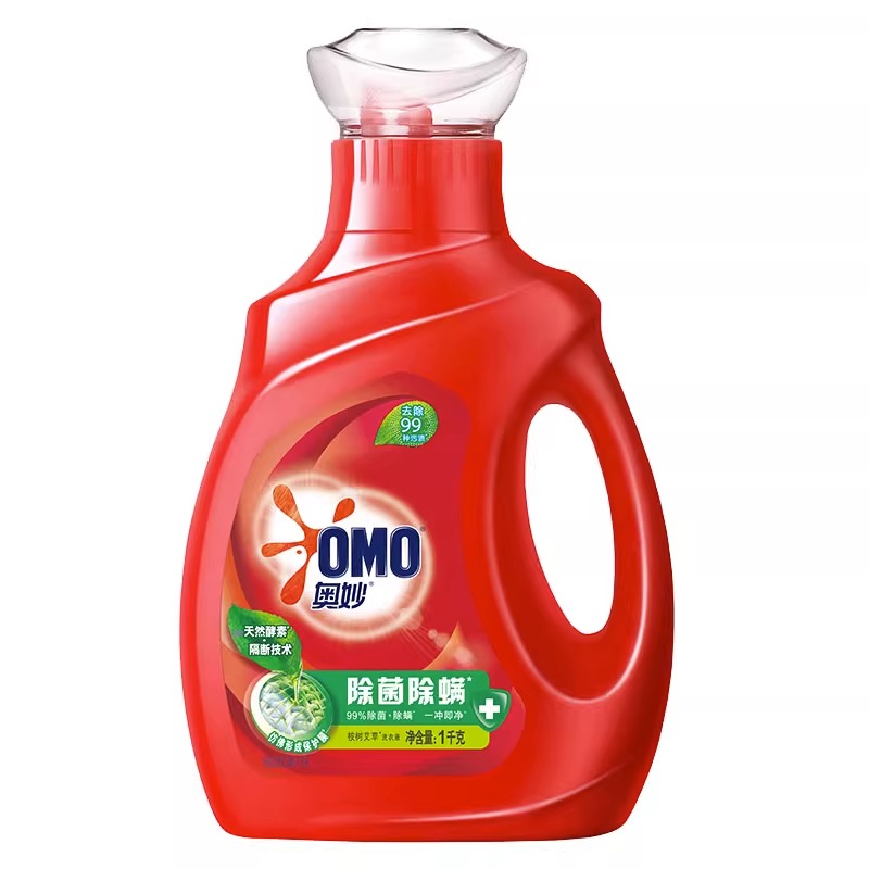 奥妙除菌除螨洗衣液1KG深层洁净持久留香浓缩酵素长效抑菌高清大图